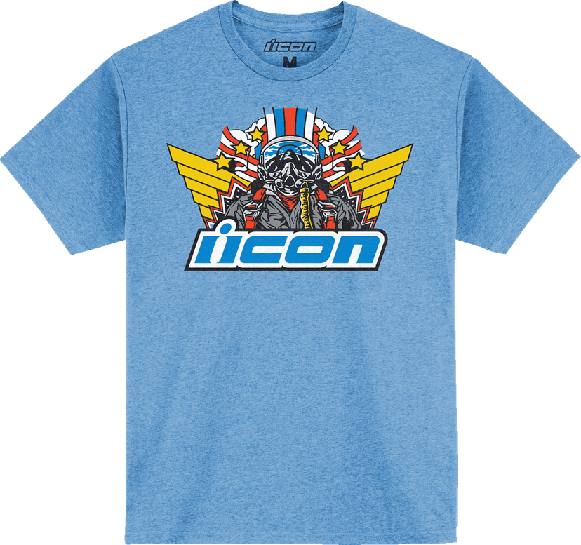 ICON 3030-23466 Flyboy™ T-Shirt - Blue - Small