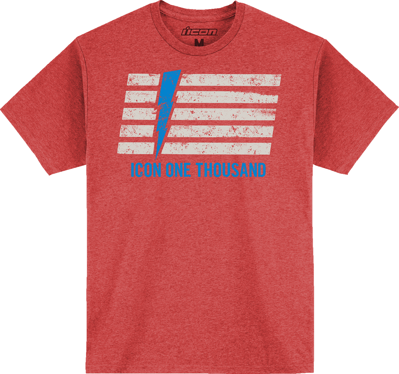 ICON 3030-23487 Invasion Stripe™ T-Shirt - Red - XL