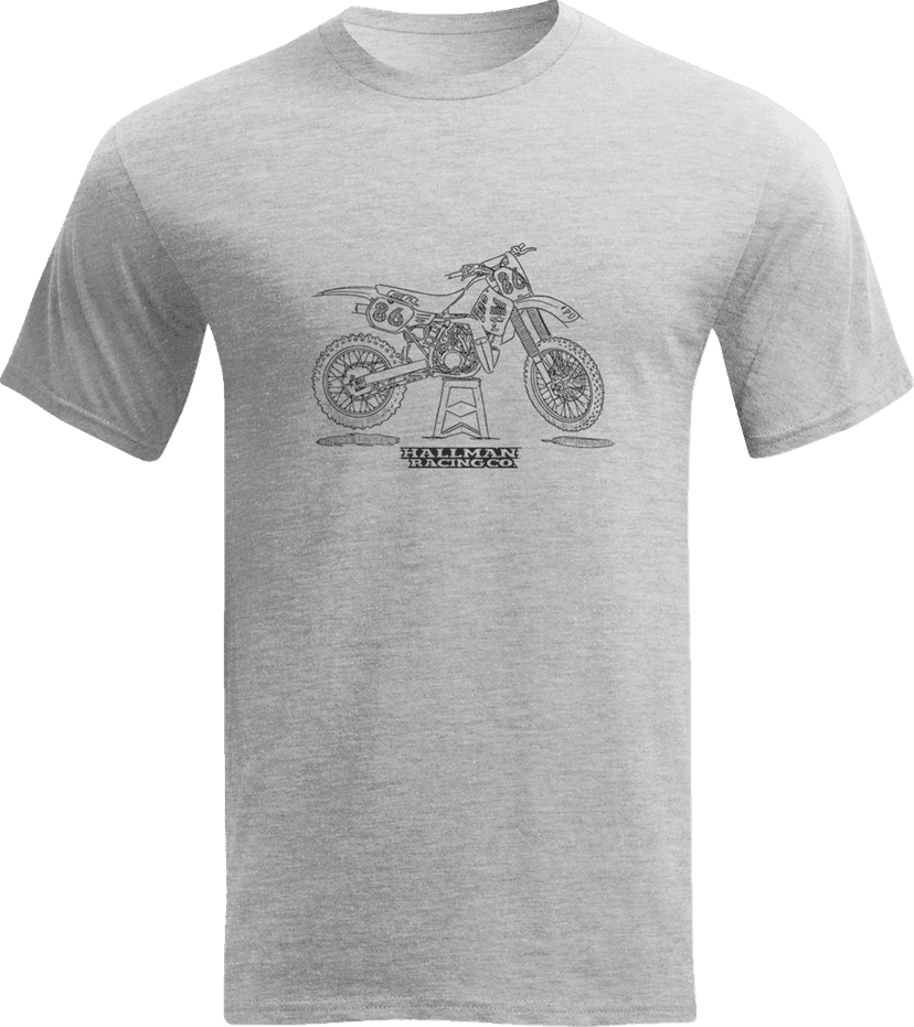 THOR 3030-23497 Hallman 2 Smoker T-Shirt - Gray - Medium