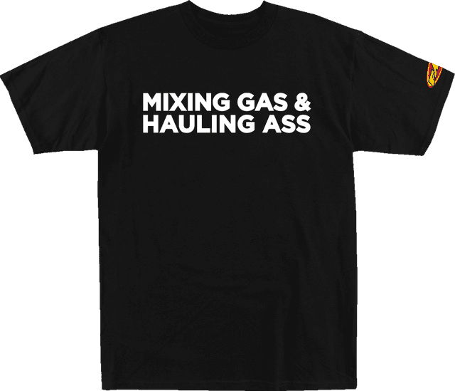 FMF 3030-23815 Gass T-Shirt - Black - Small
