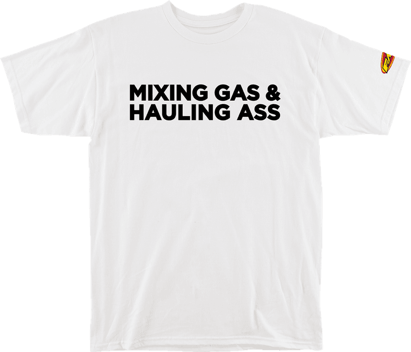 FMF 3030-23821 Gass T-Shirt - White - Medium