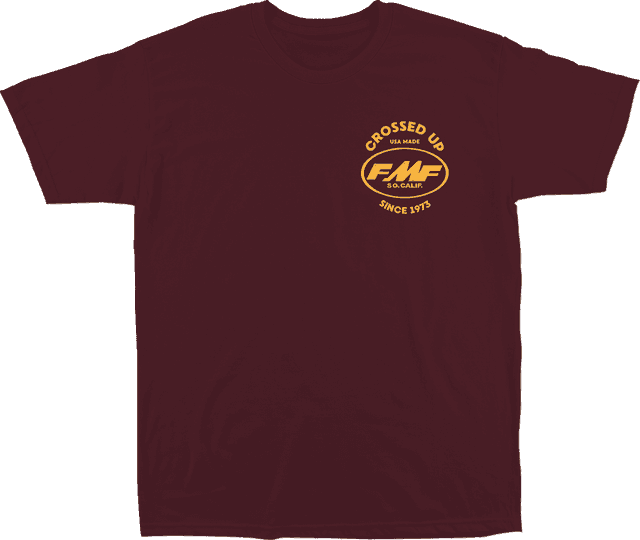 FMF 3030-23852 Crossed Up T-Shirt - Maroon - Small — image 1 of 2