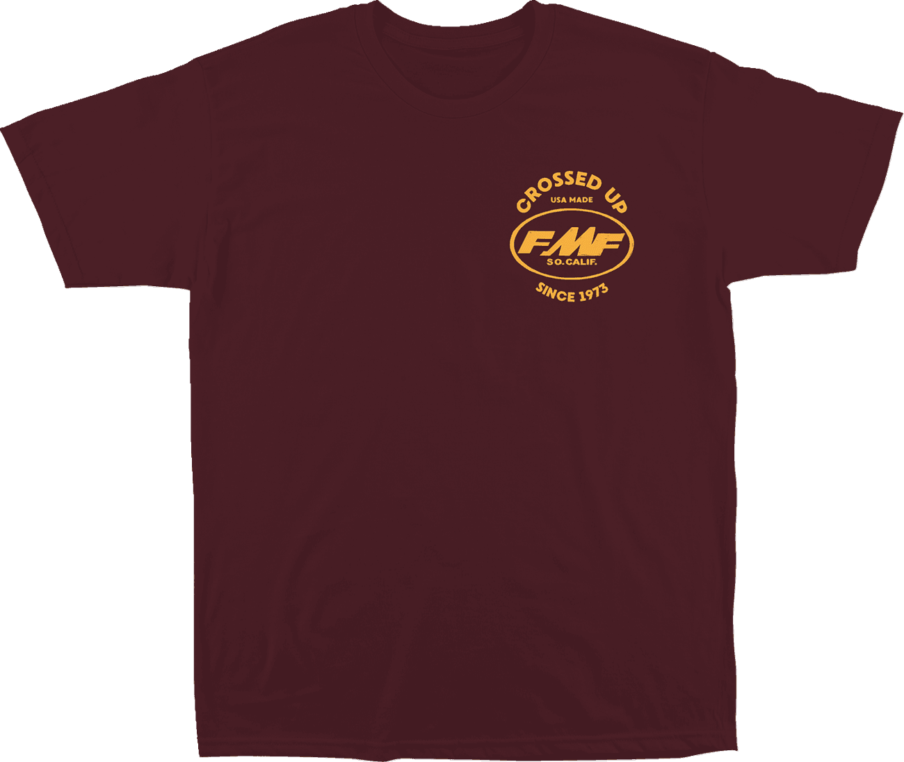 FMF 3030-23853 Crossed Up T-Shirt - Maroon - Medium