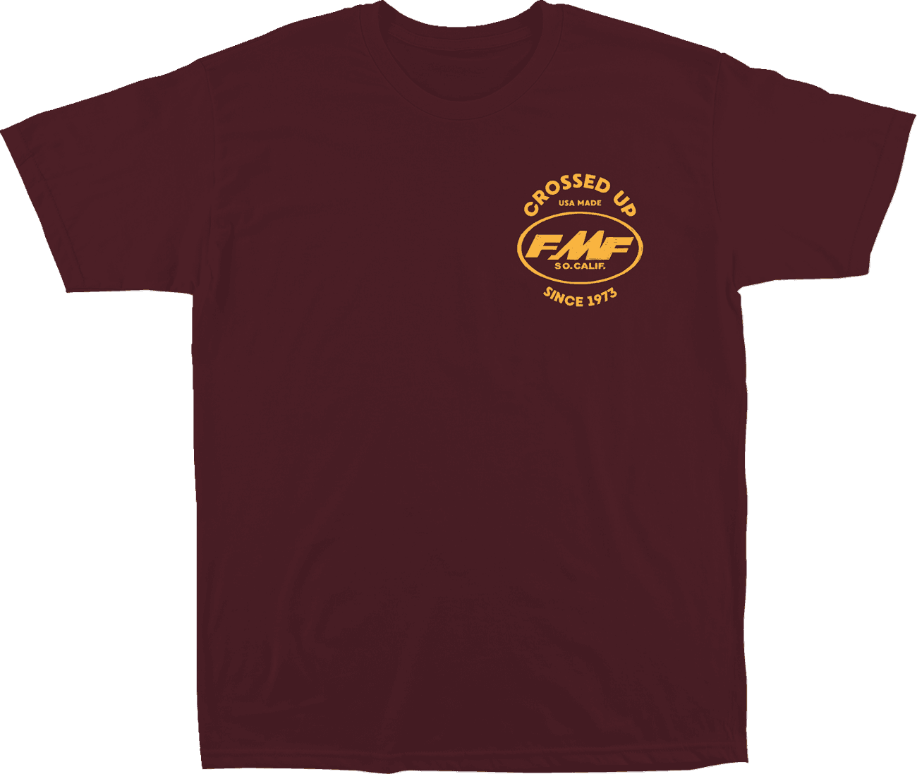FMF 3030-23854 Crossed Up T-Shirt - Maroon - Large