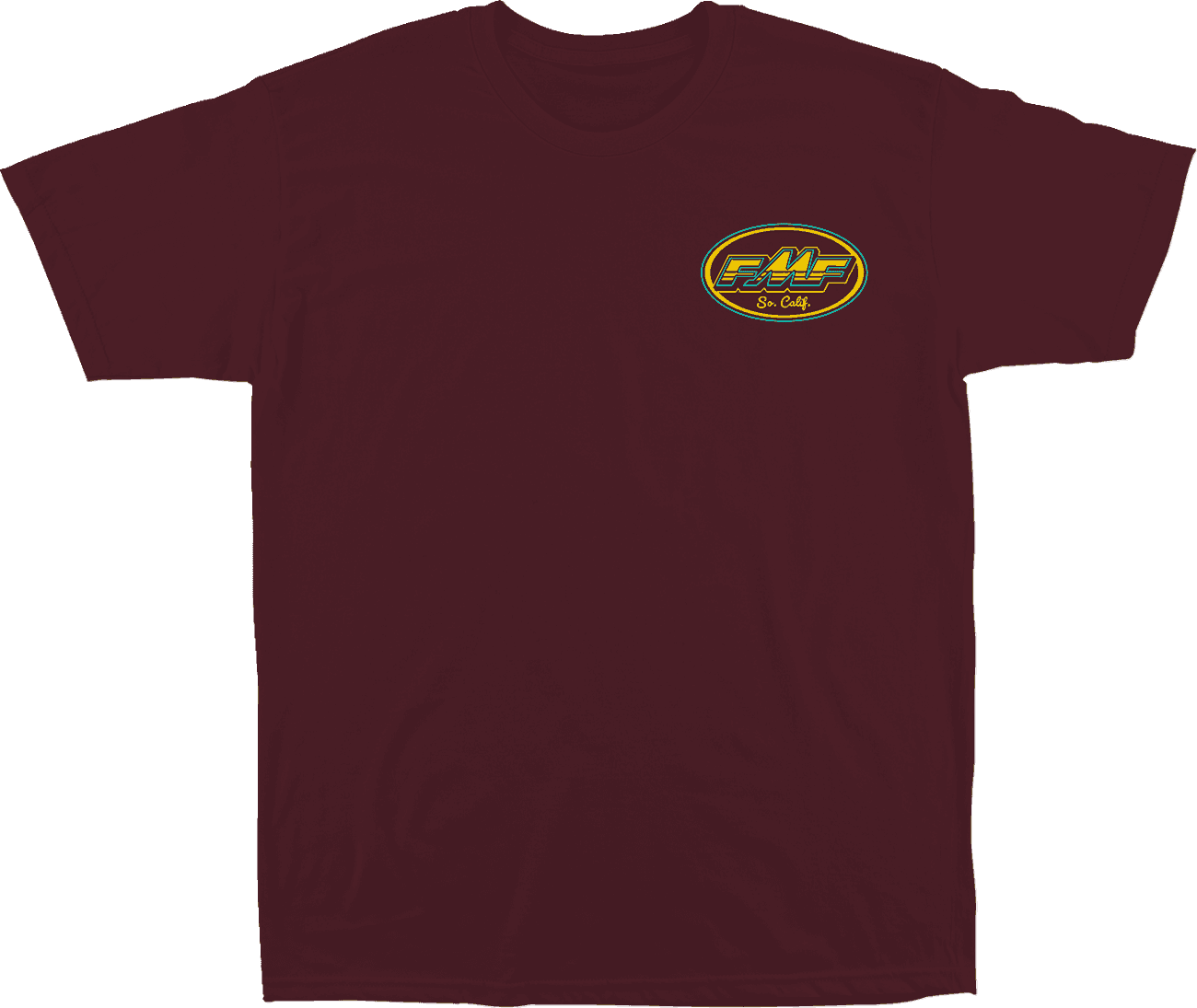 FMF 3030-23862 Golden Stay T-Shirt - Maroon - Small
