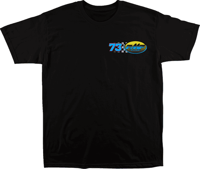 FMF 3030-23867 Exhaust 500 T-Shirt - Black - Small