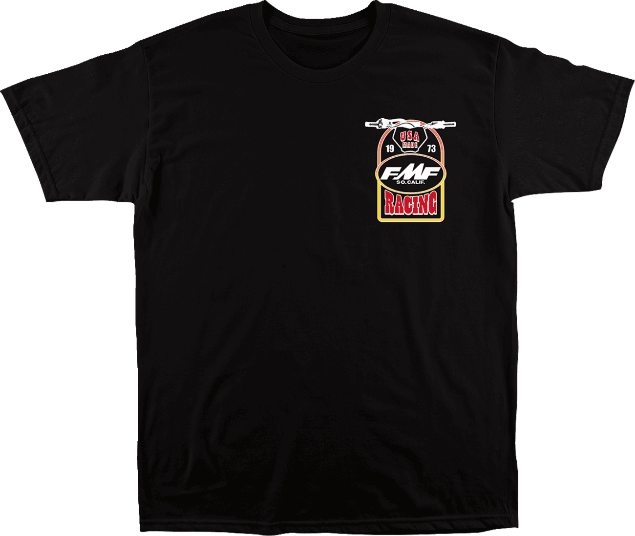 FMF 3030-24013 Speedway T-Shirt - Black - Large