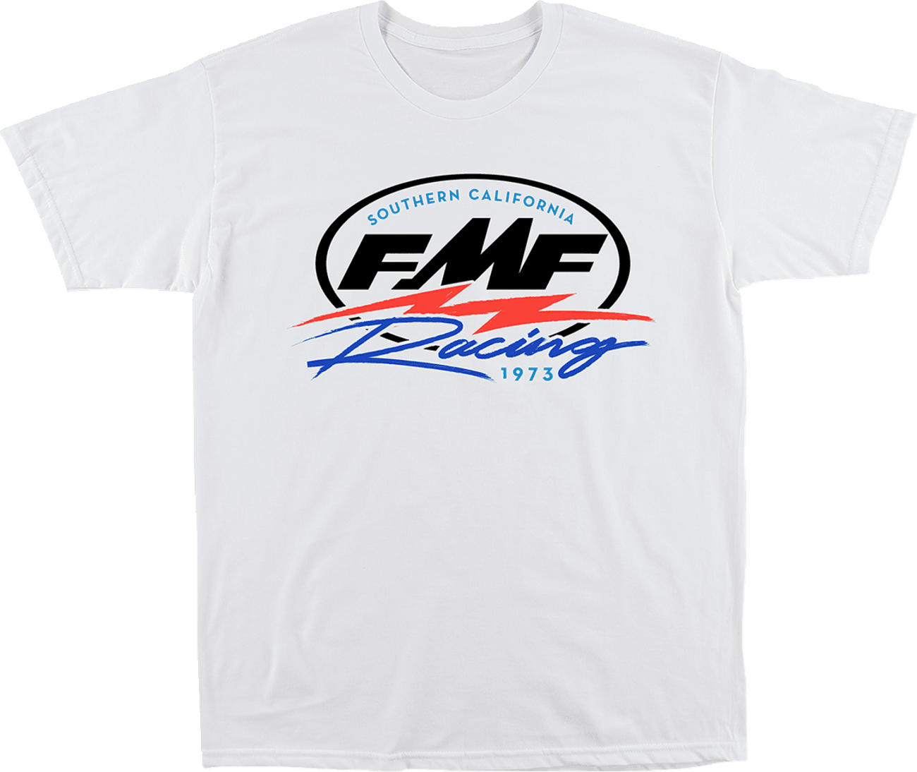 FMF 3030-24055 Zip T-Shirt - White - Large