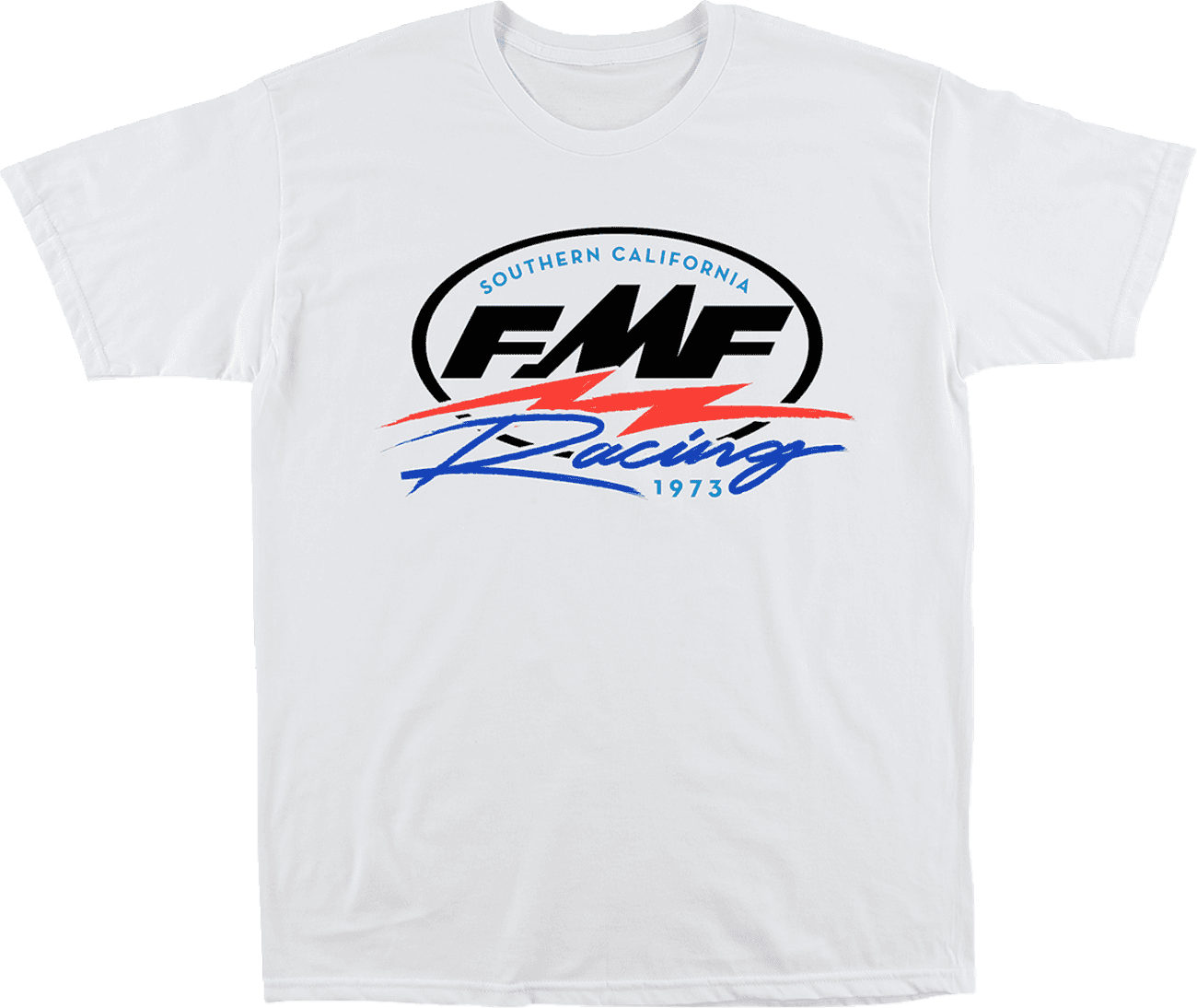 FMF 3030-24057 Zip T-Shirt - White - 2XL