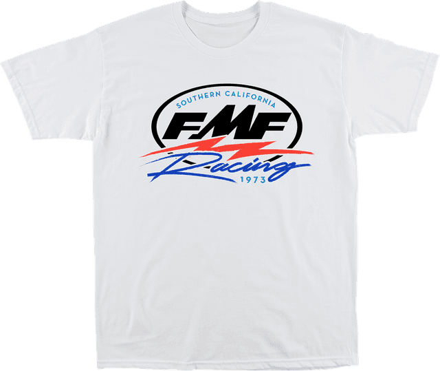 FMF 3030-24057 Zip T-Shirt - White - 2XL
