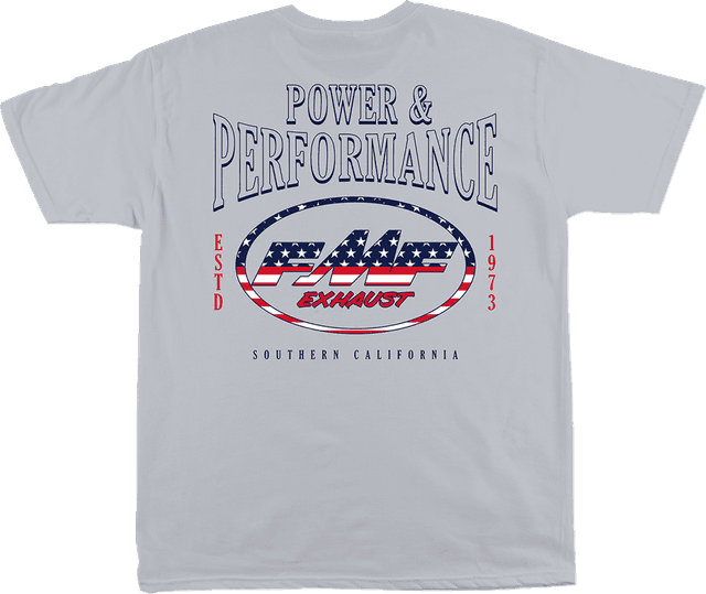 FMF 3030-24065 Rally T-Shirt - Silver - Large — image 2 of 2