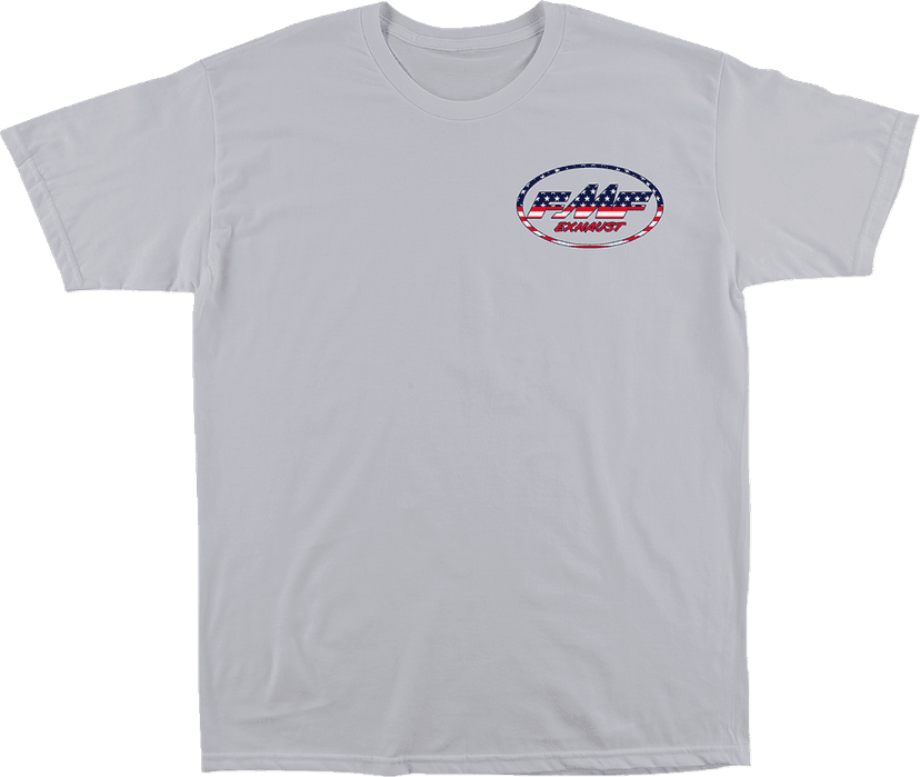 FMF 3030-24065 Rally T-Shirt - Silver - Large — image 1 of 2
