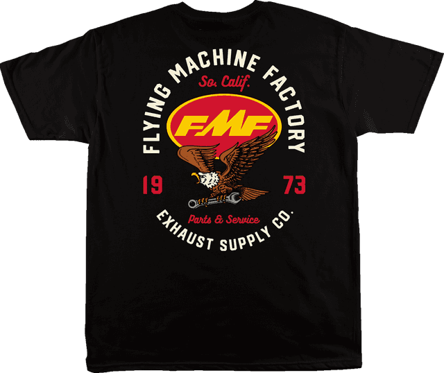 FMF 3030-24293 Exhaust Supply T-Shirt - Black - 2XL — image 2 of 2