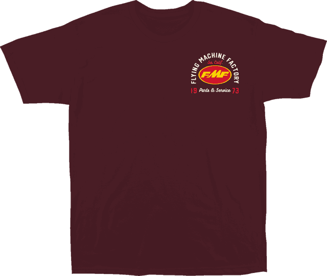 FMF 3030-24295 Exhaust Supply T-Shirt - Maroon - Medium — image 1 of 2