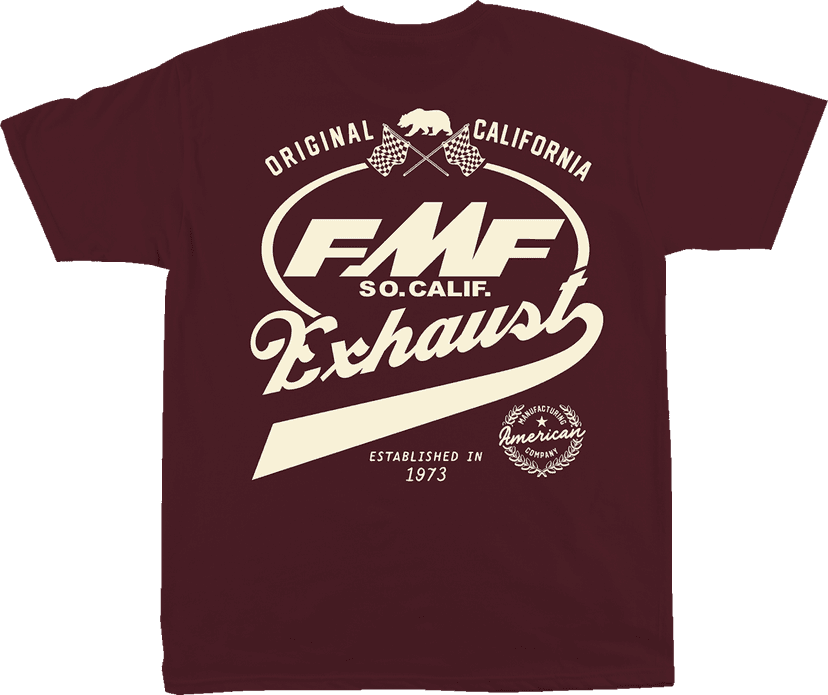 FMF 3030-24337 Fuel T-Shirt - Maroon - XL — image 2 of 2
