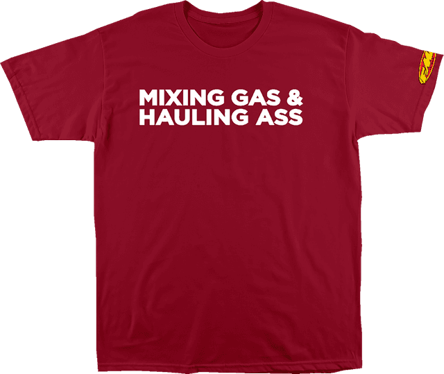 FMF 3030-24348 Gass T-Shirt - Red - 2XL