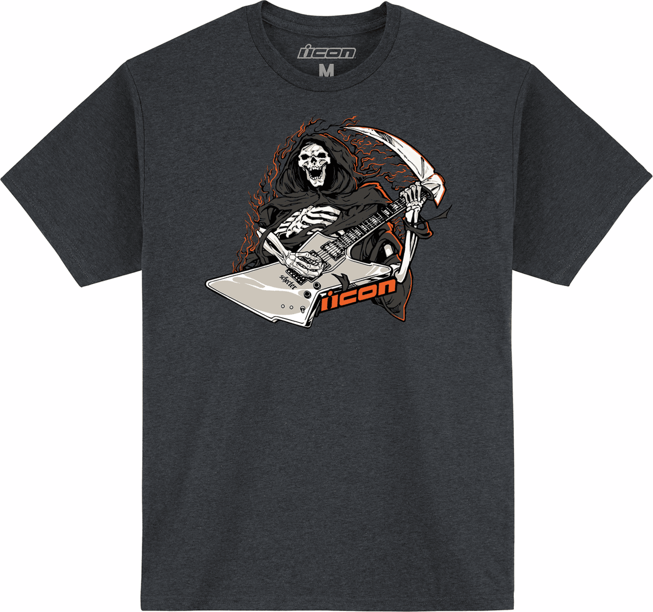 ICON 3030-24349 Grim Shredder™ T-Shirt - Heather Charcoal - Small