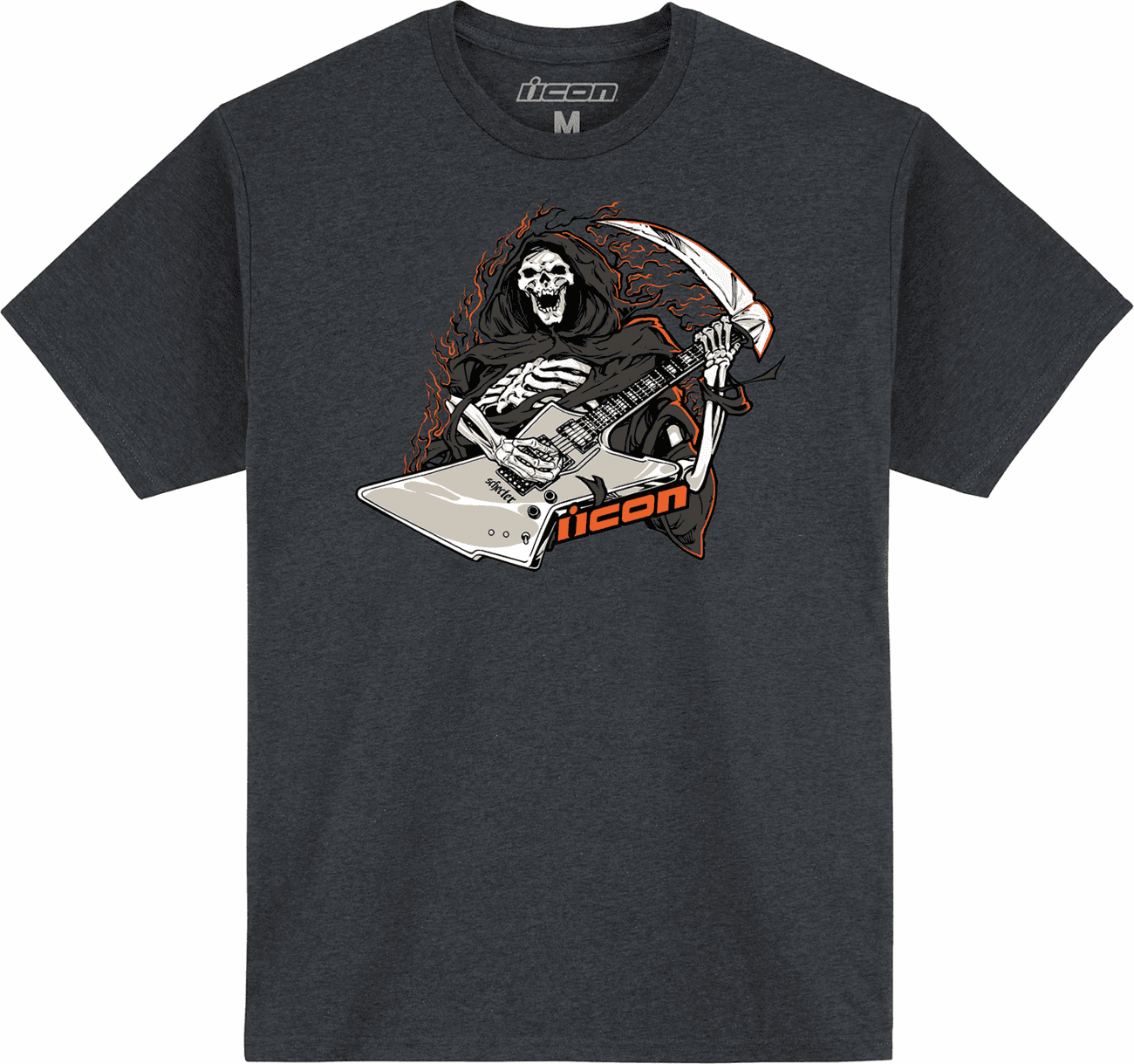 ICON 3030-24352 Grim Shredder™ T-Shirt - Heather Charcoal - XL