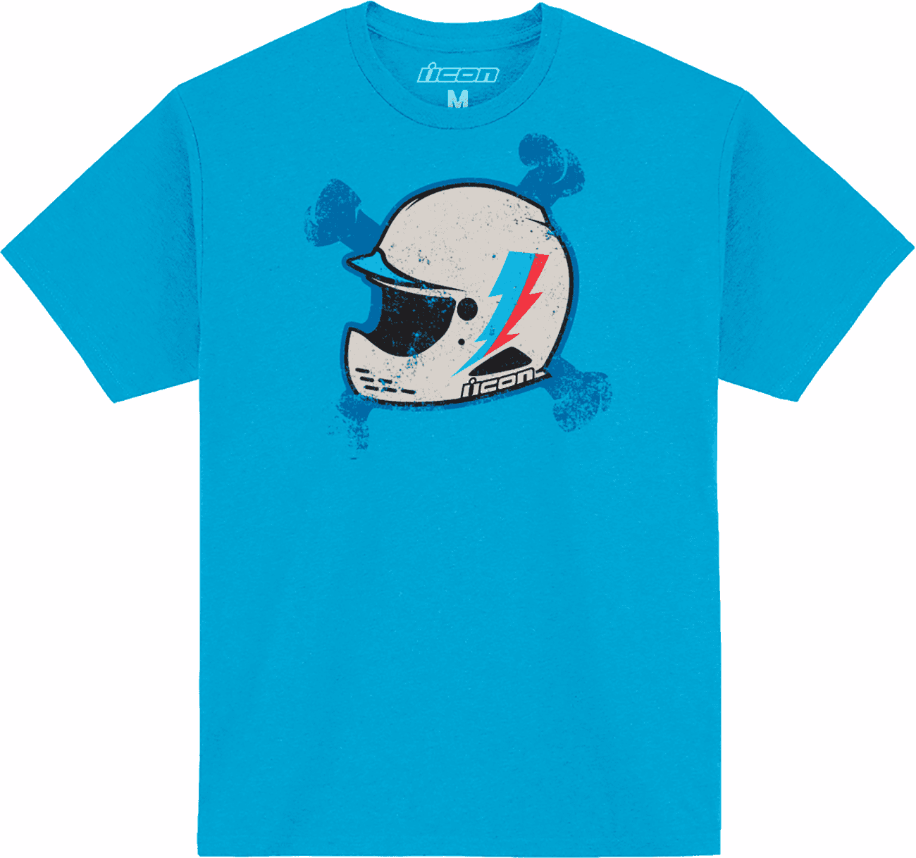 ICON 3030-24357 Domain Bonez™ T-Shirt - Turquoise - Large