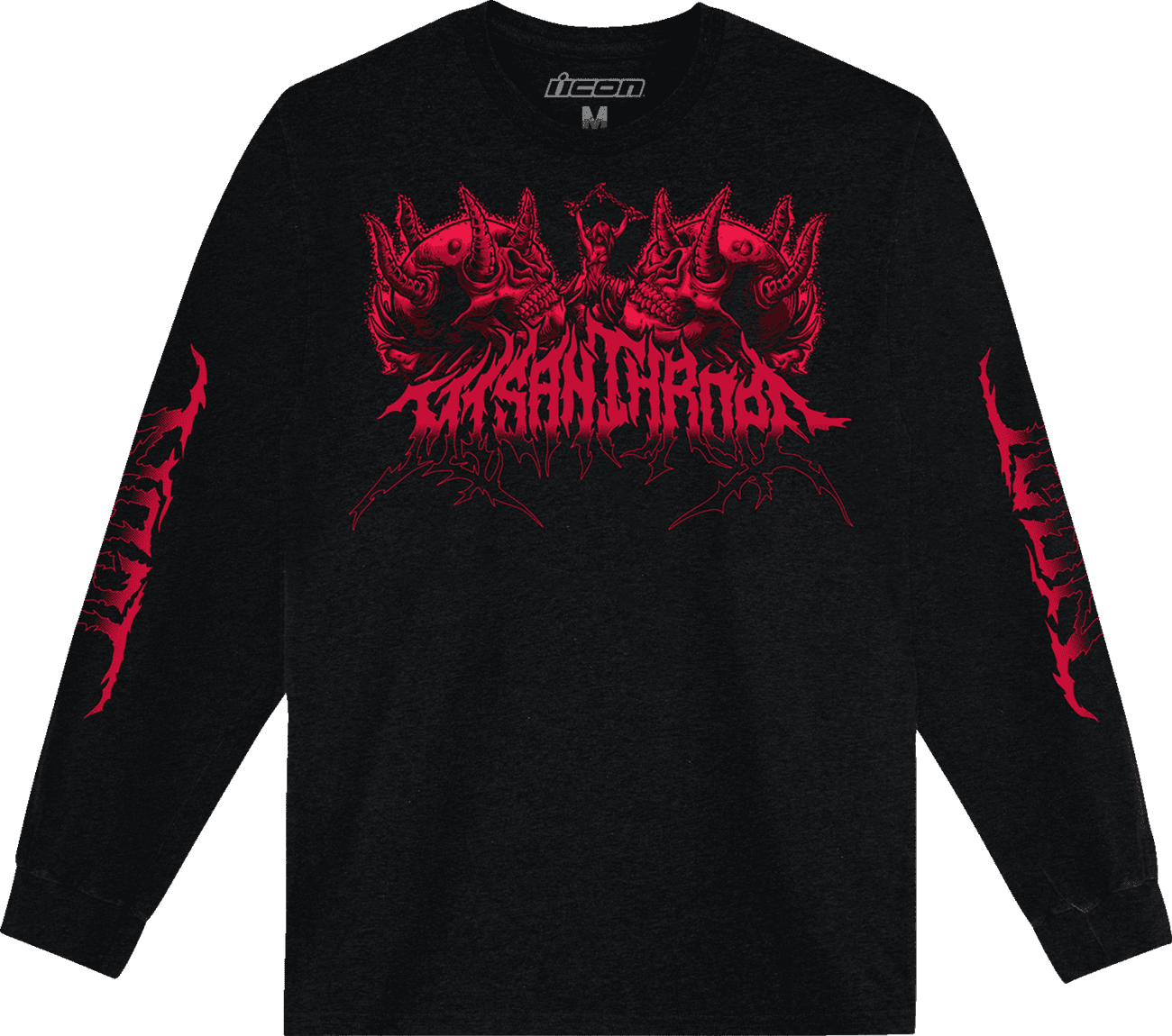 ICON 3030-24624 Misanthrope™ Long-Sleeve T-Shirt - Black - Large