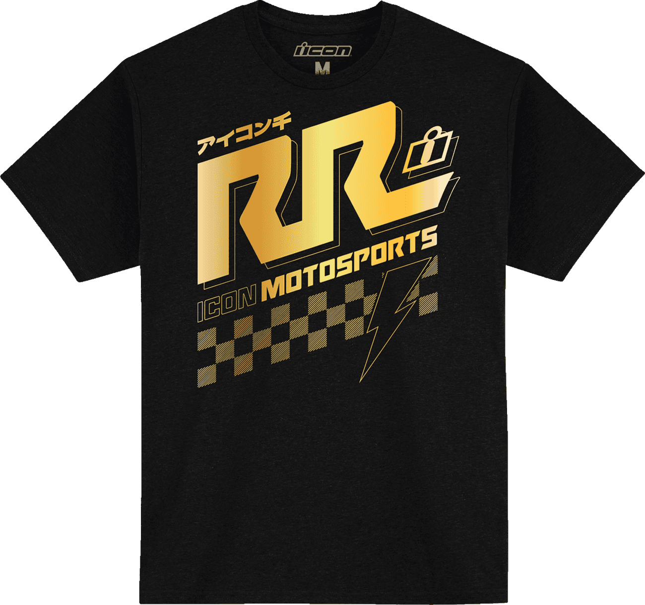 ICON 3030-24633 Rizz Rizz™ T-Shirt - Black - Medium