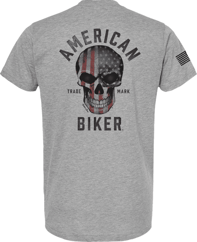 AMERICAN BIKER 3030-24769 Biker Sam Active T-Shirt - Red/White/Blue - Medium — image 2 of 3