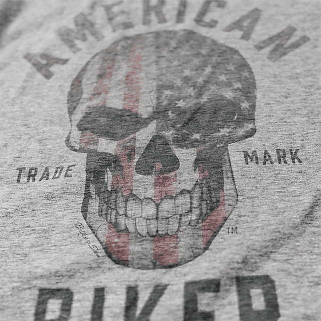 AMERICAN BIKER 3030-24769 Biker Sam Active T-Shirt - Red/White/Blue - Medium — image 3 of 3