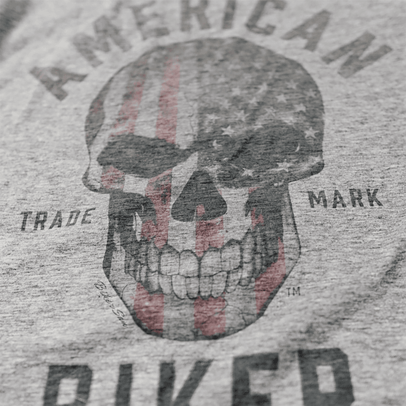 AMERICAN BIKER 3030-24771 Biker Sam Active T-Shirt - Red/White/Blue - XL — image 3 of 3