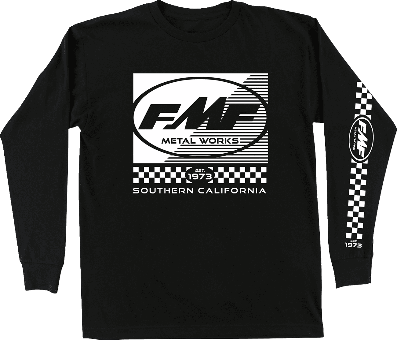 FMF 3030-24811 Metal Works Long-Sleeve T-Shirt - Black - Medium