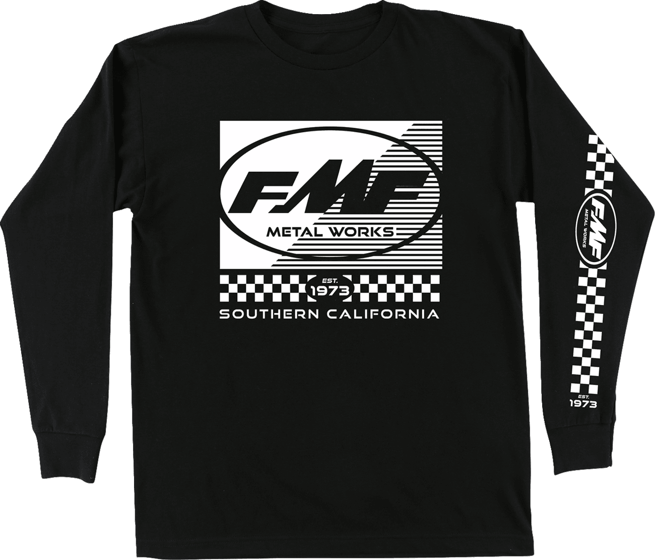 FMF 3030-24811 Metal Works Long-Sleeve T-Shirt - Black - Medium