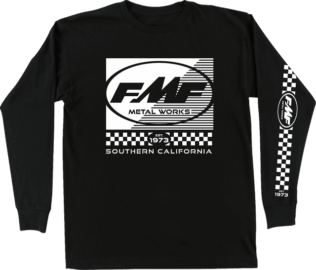 FMF 3030-24811 Metal Works Long-Sleeve T-Shirt - Black - Medium