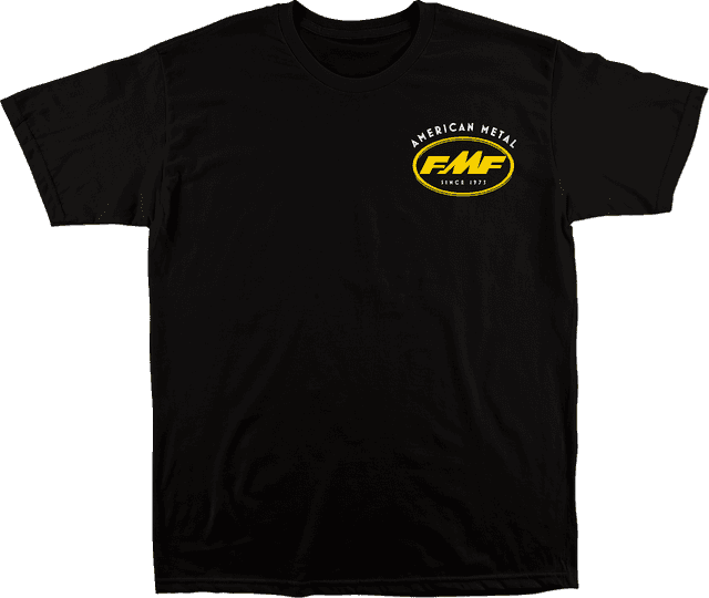 FMF 3030-24866 Featherweight T-Shirt - Black - 2XL — image 1 of 2