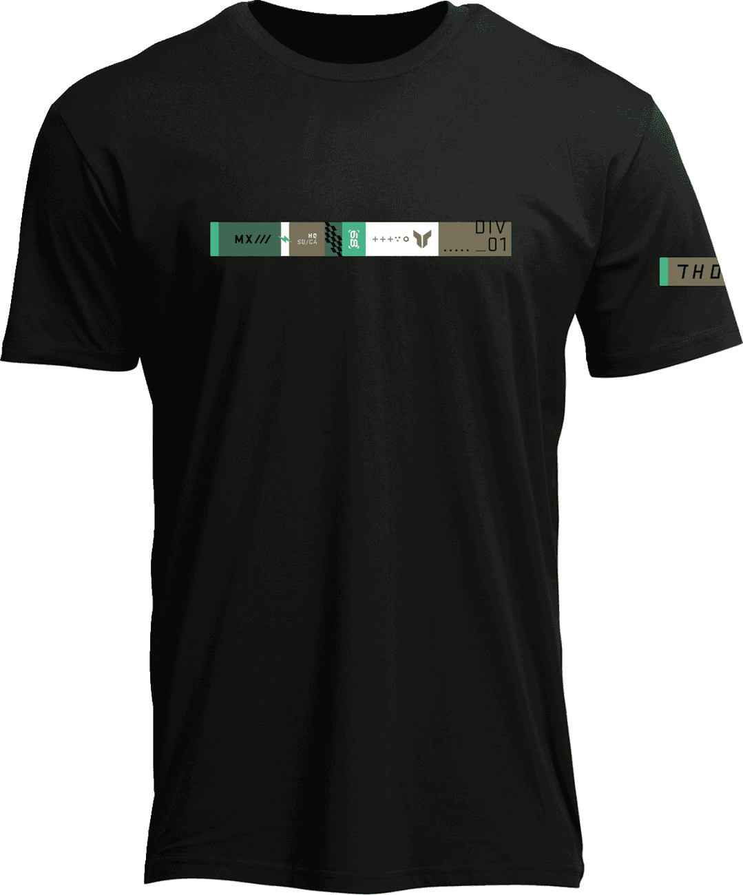 THOR 3030-25053 Tangent T-Shirt - Black - Large