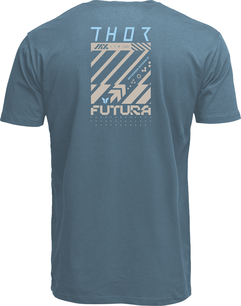 THOR 3030-25124 Futura T-Shirt - Petrol Blue - Large — image 2 of 2