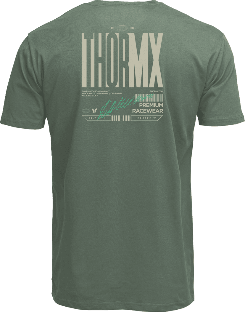 THOR 3030-25132 Signature T-Shirt - Olive - Small — image 2 of 2