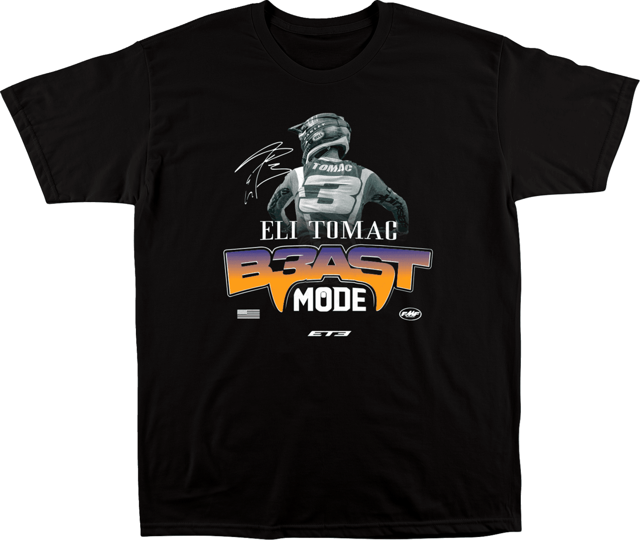 FMF 3030-25199 Beast Mode T-Shirt - Black - Medium