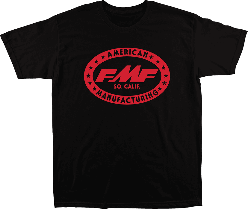 FMF 3030-25220 Undefeated T-Shirt - Black - Medium