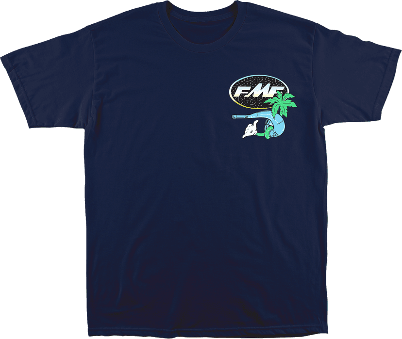 FMF 3030-25236 Day-Glo T-Shirt - Navy - Large — image 1 of 2
