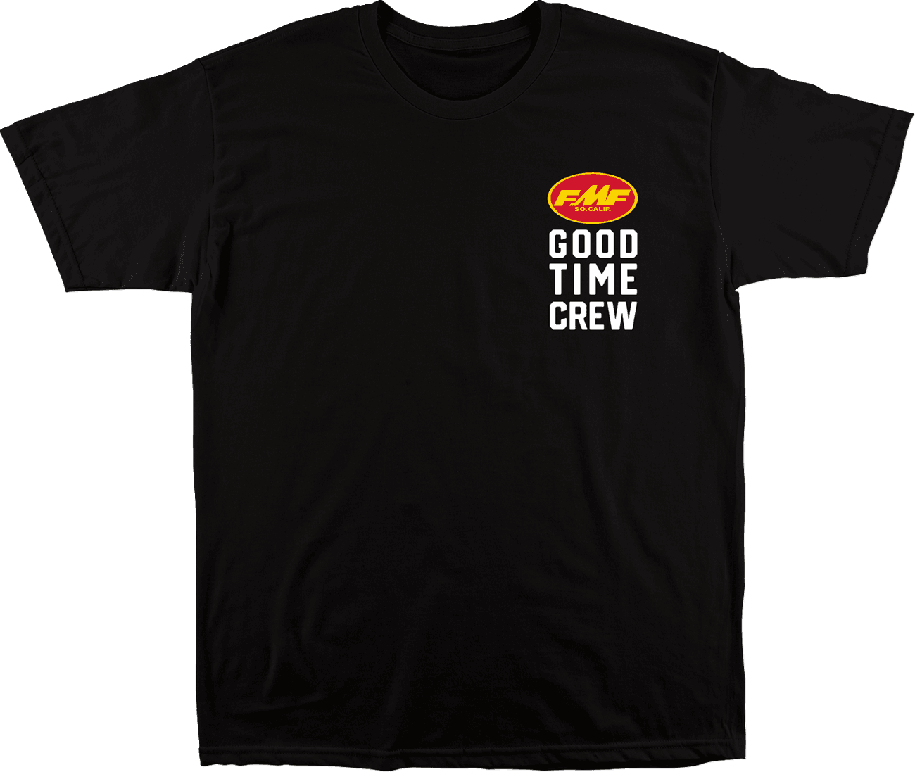 FMF 3030-25243 Good Time Crew T-Shirt - Black - 2XL