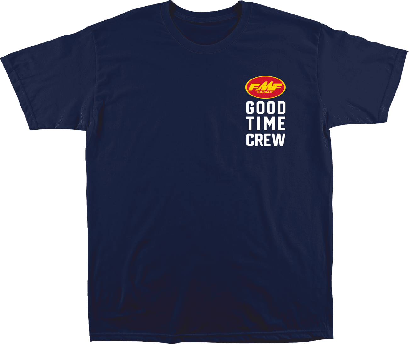 FMF 3030-25245 Good Time Crew T-Shirt - Navy - Medium