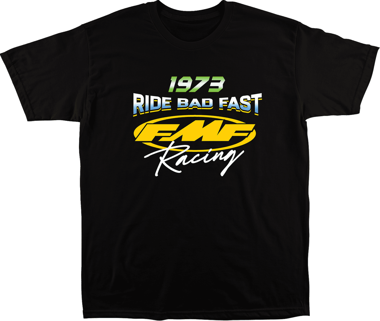 FMF 3030-25280 Photo Finish T-Shirt - Black - Medium