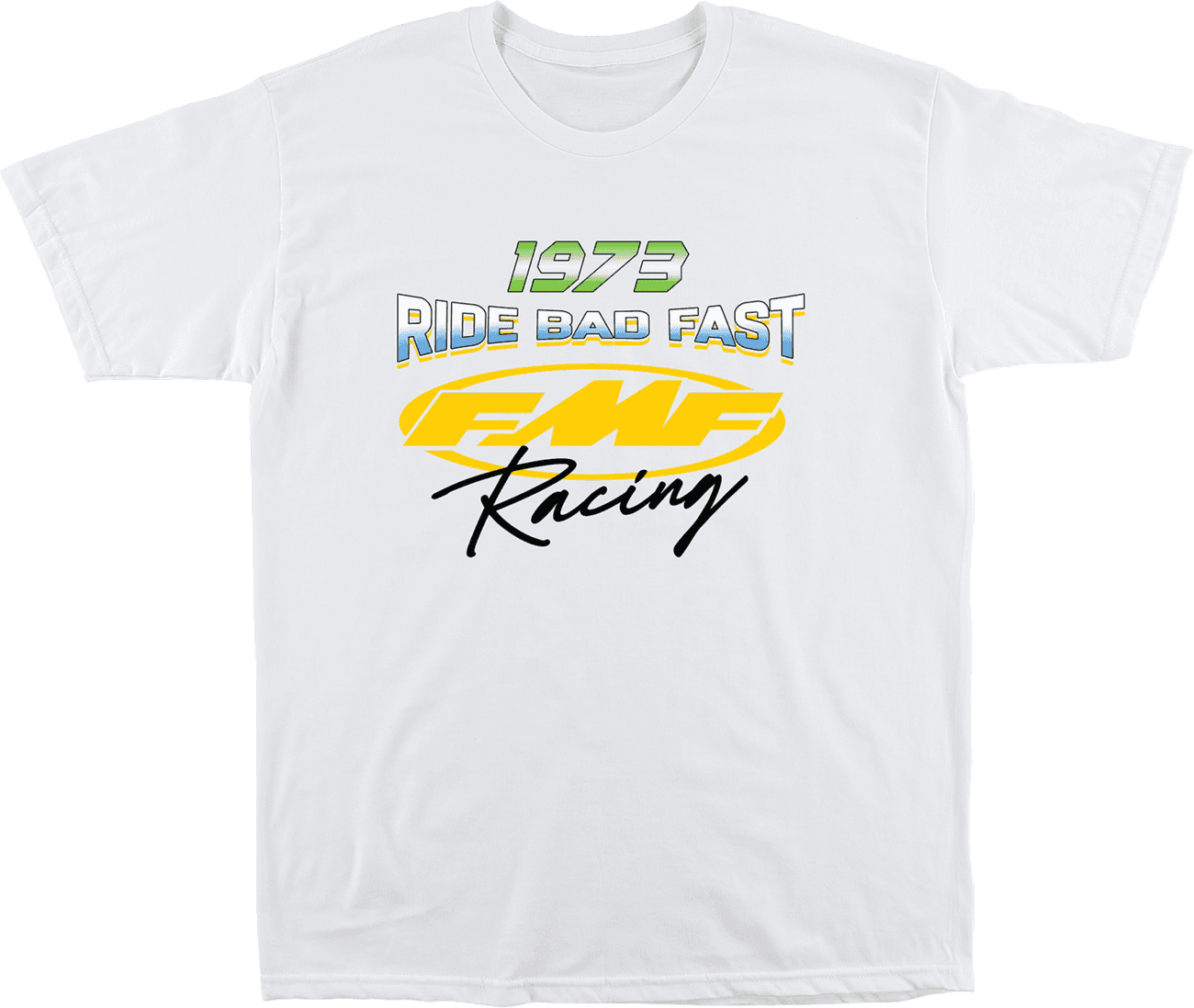 FMF 3030-25285 Photo Finish T-Shirt - White - Medium