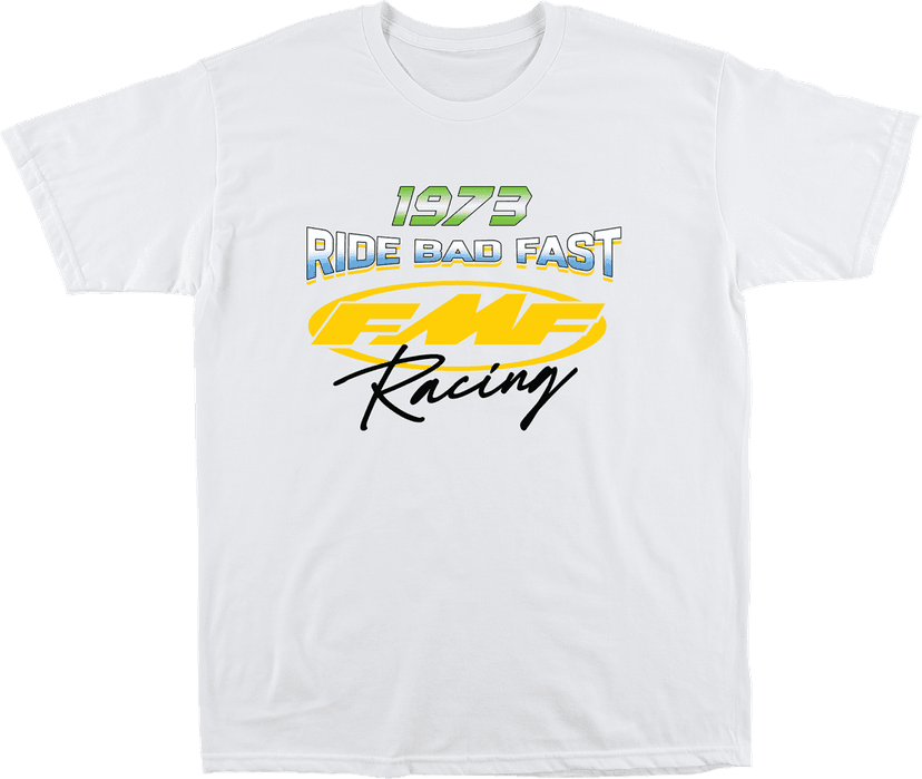 FMF 3030-25285 Photo Finish T-Shirt - White - Medium