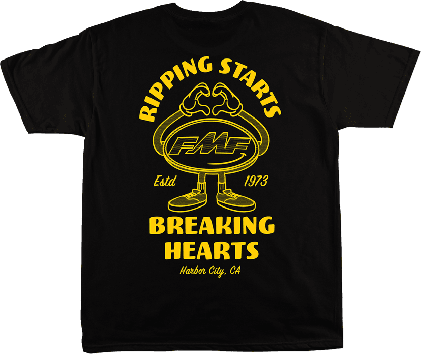 FMF 3030-25291 Breakin Hearts T-Shirt - Black - Large — image 2 of 2