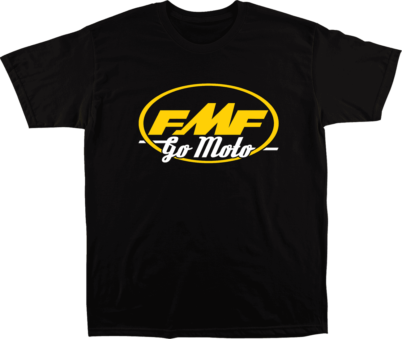 FMF 3030-25478 Go Moto T-Shirt - Black - Large