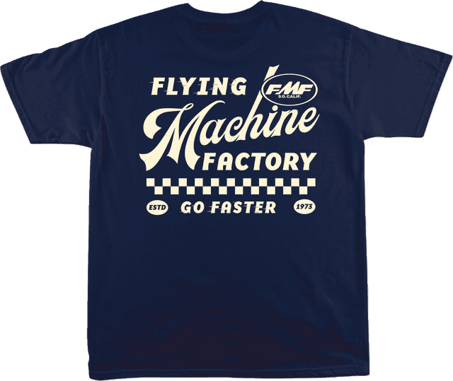 FMF 3030-25503 Faster T-Shirt - Navy - Large — image 2 of 2