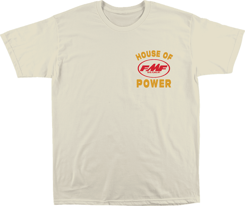 FMF 3030-25516 Moto Shop T-Shirt - Natural - Small — image 1 of 2