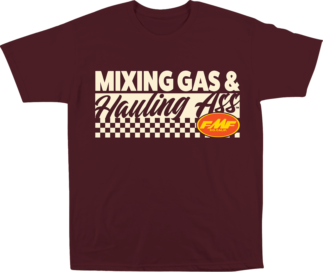 FMF 3030-25526 Mixin T-Shirt - Maroon - Small