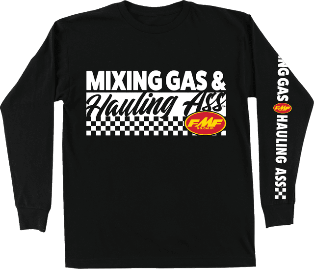 FMF 3030-25541 Mixin Long-Sleeve T-Shirt - Black - XL