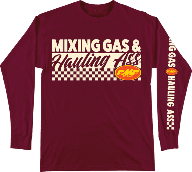 FMF 3030-25546 Mixin Long-Sleeve T-Shirt - Maroon - XL
